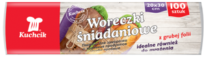 woreczki sniadaniowe 20x30 100 sztuk